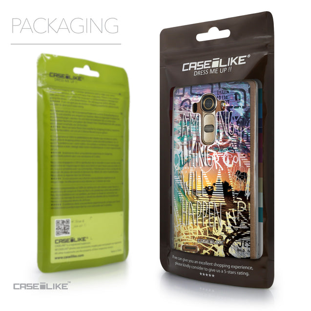Packaging - CASEiLIKE LG G4 back cover Graffiti 2729
