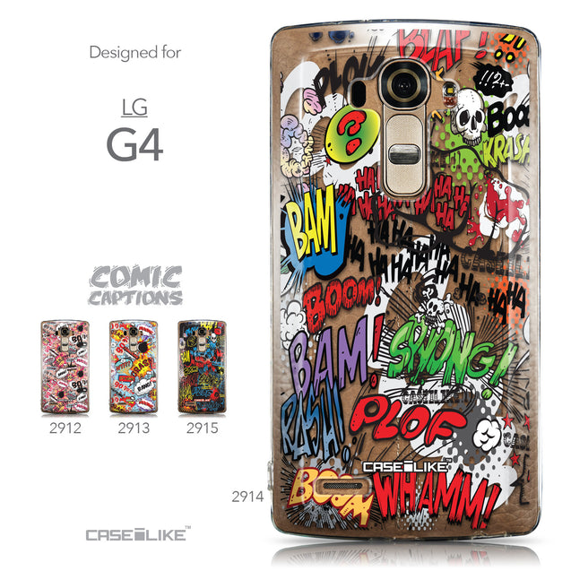 Collection - CASEiLIKE LG G4 back cover Comic Captions 2914