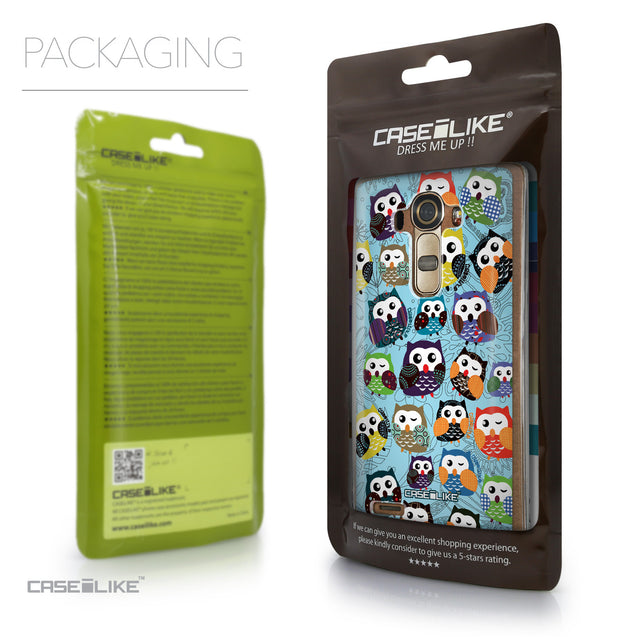 Packaging - CASEiLIKE LG G4 back cover Owl Graphic Design 3312