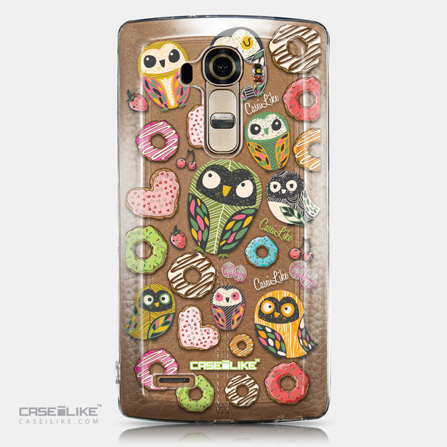 CASEiLIKE LG G4 back cover Owl Graphic Design 3315
