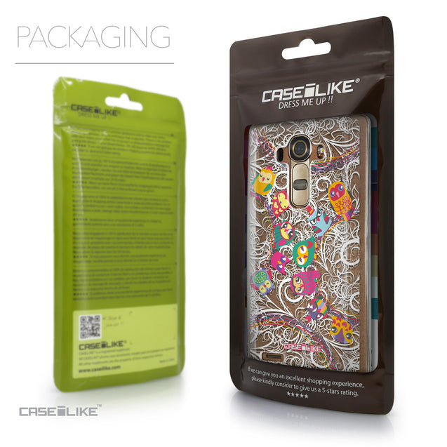 Packaging - CASEiLIKE LG G4 back cover Owl Graphic Design 3316