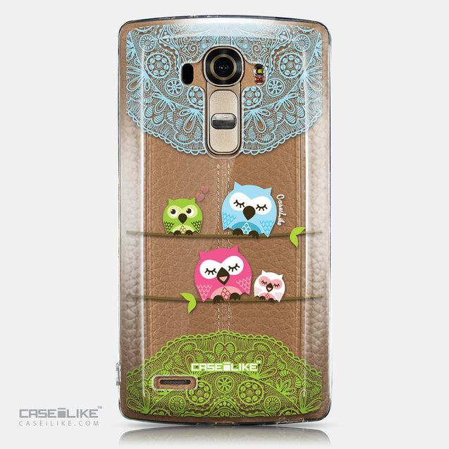 CASEiLIKE LG G4 back cover Owl Graphic Design 3318