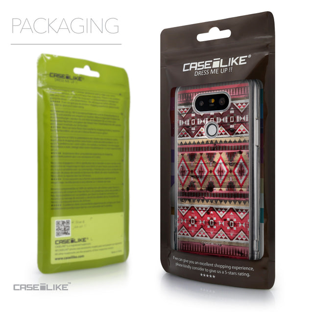 Packaging - CASEiLIKE LG G5 back cover Indian Tribal Theme Pattern 2057