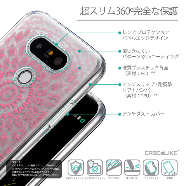 Details in Japanese - CASEiLIKE LG G5 back cover Indian Line Art 2062