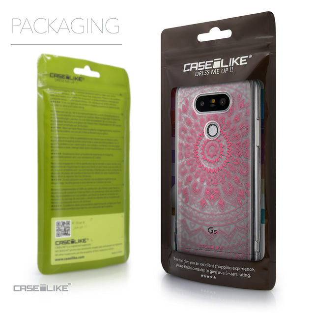 Packaging - CASEiLIKE LG G5 back cover Indian Line Art 2062