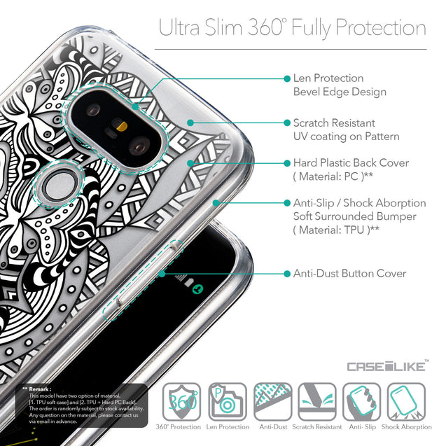 Details in English - CASEiLIKE LG G5 back cover Mandala Art 2096