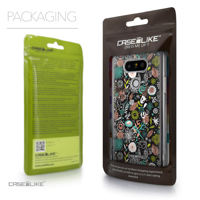Packaging - CASEiLIKE LG G5 back cover Spring Forest Black 2244