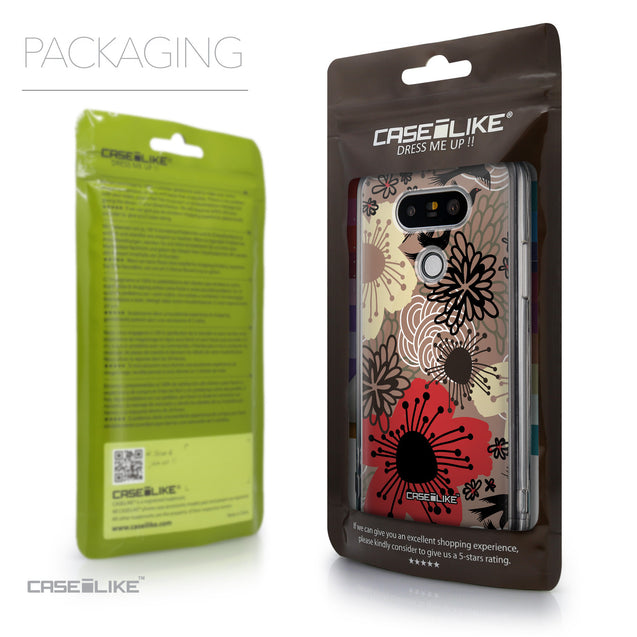 Packaging - CASEiLIKE LG G5 back cover Japanese Floral 2254
