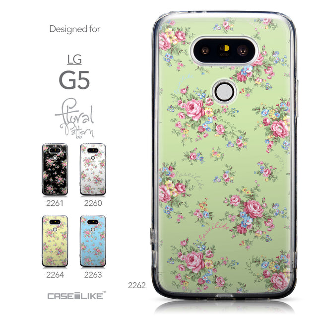 Collection - CASEiLIKE LG G5 back cover Floral Rose Classic 2262