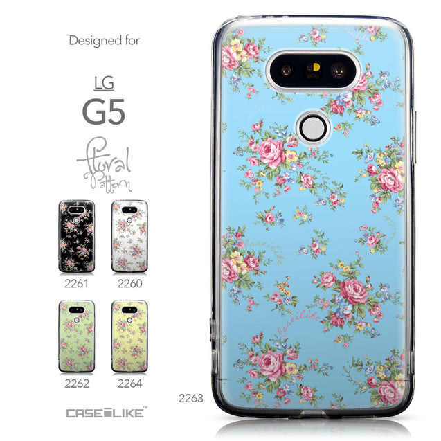 Collection - CASEiLIKE LG G5 back cover Floral Rose Classic 2263