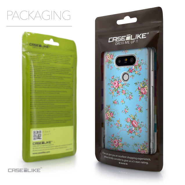 Packaging - CASEiLIKE LG G5 back cover Floral Rose Classic 2263