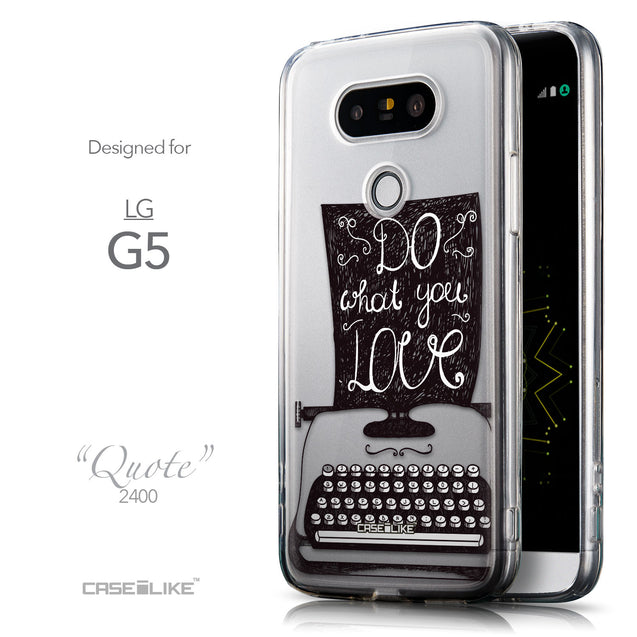 Front & Side View - CASEiLIKE LG G5 back cover Quote 2400