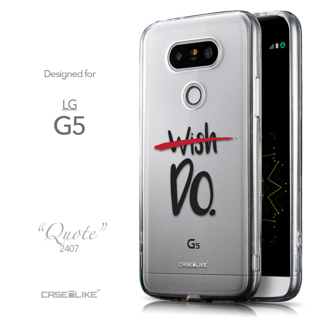 Front & Side View - CASEiLIKE LG G5 back cover Quote 2407