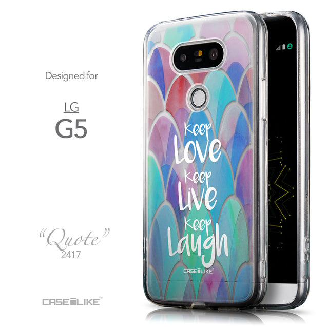Front & Side View - CASEiLIKE LG G5 back cover Quote 2417
