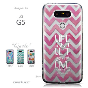 Collection - CASEiLIKE LG G5 back cover Quote 2419