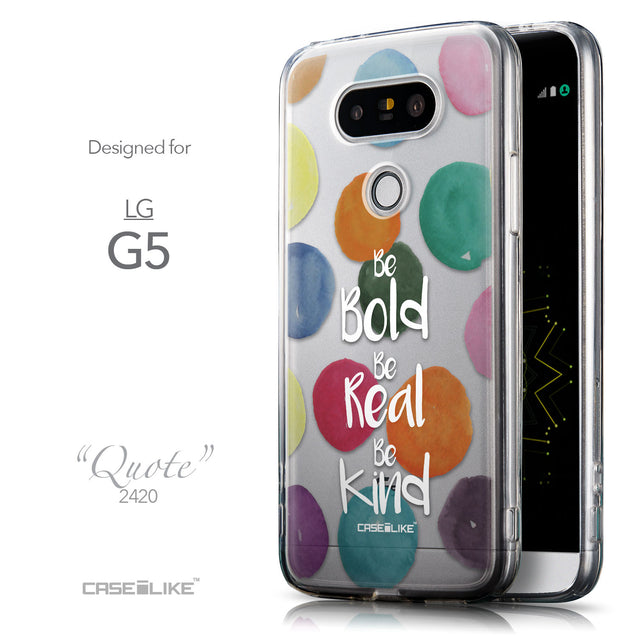 Front & Side View - CASEiLIKE LG G5 back cover Quote 2420