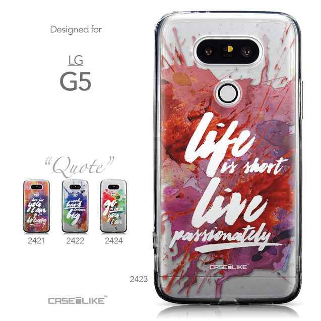 Collection - CASEiLIKE LG G5 back cover Quote 2423