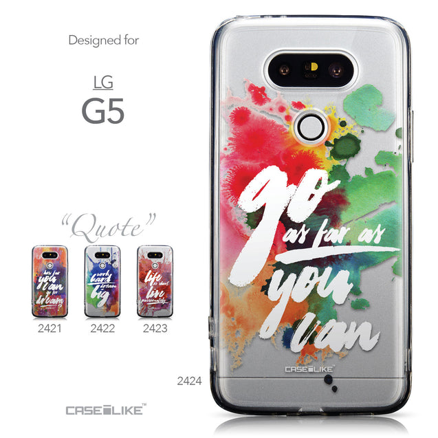 Collection - CASEiLIKE LG G5 back cover Quote 2424