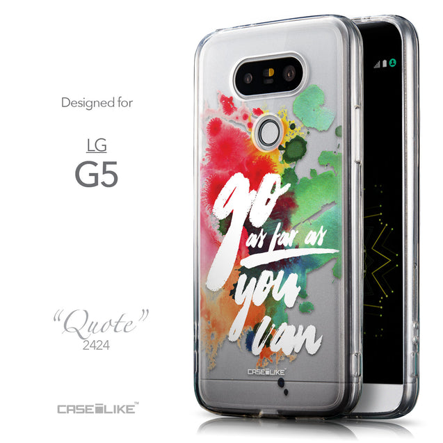 Front & Side View - CASEiLIKE LG G5 back cover Quote 2424