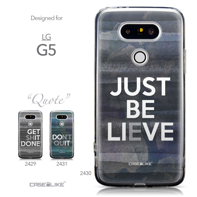 Collection - CASEiLIKE LG G5 back cover Quote 2430