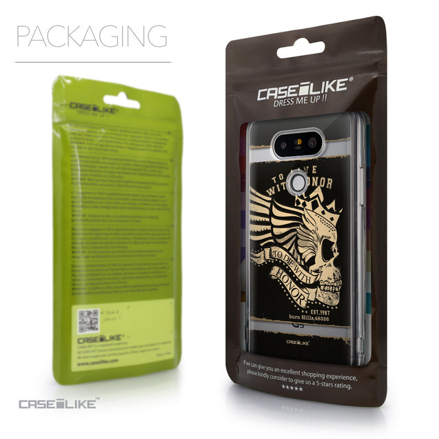 Packaging - CASEiLIKE LG G5 back cover Art of Skull 2529