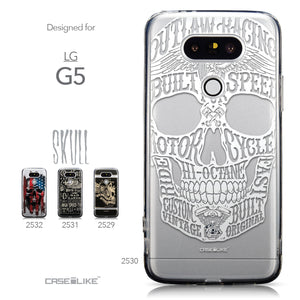 Collection - CASEiLIKE LG G5 back cover Art of Skull 2530