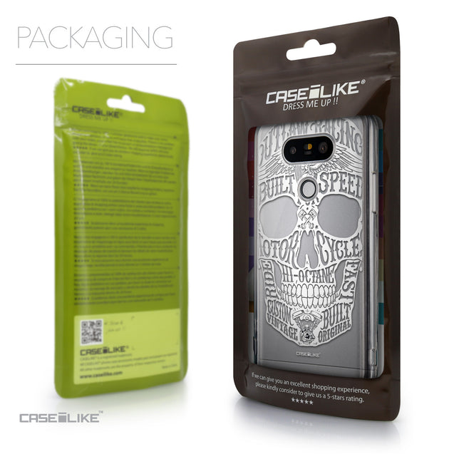 Packaging - CASEiLIKE LG G5 back cover Art of Skull 2530