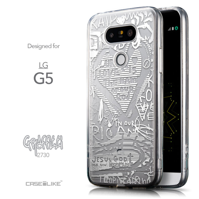Front & Side View - CASEiLIKE LG G5 back cover Graffiti 2730
