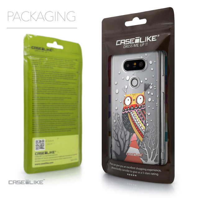 Packaging - CASEiLIKE LG G5 back cover Owl Graphic Design 3317