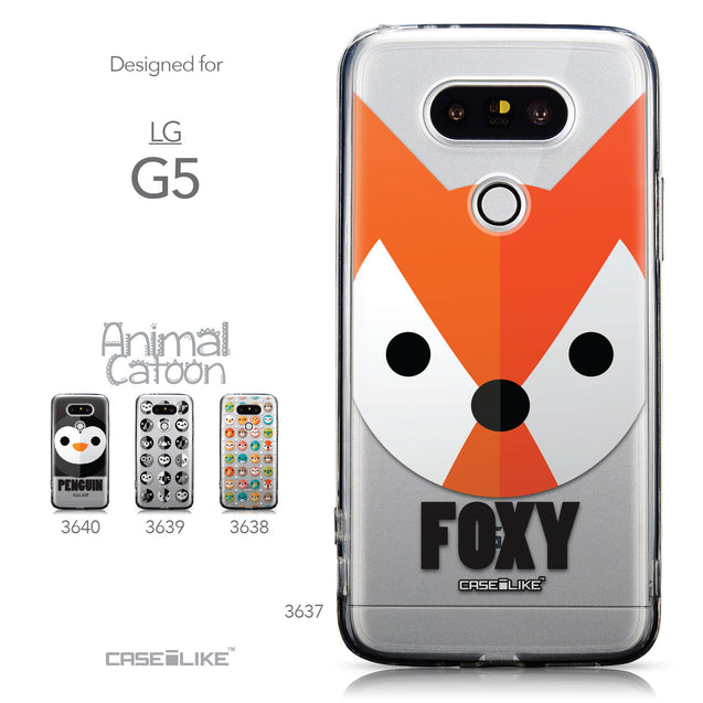 Collection - CASEiLIKE LG G5 back cover Animal Cartoon 3637