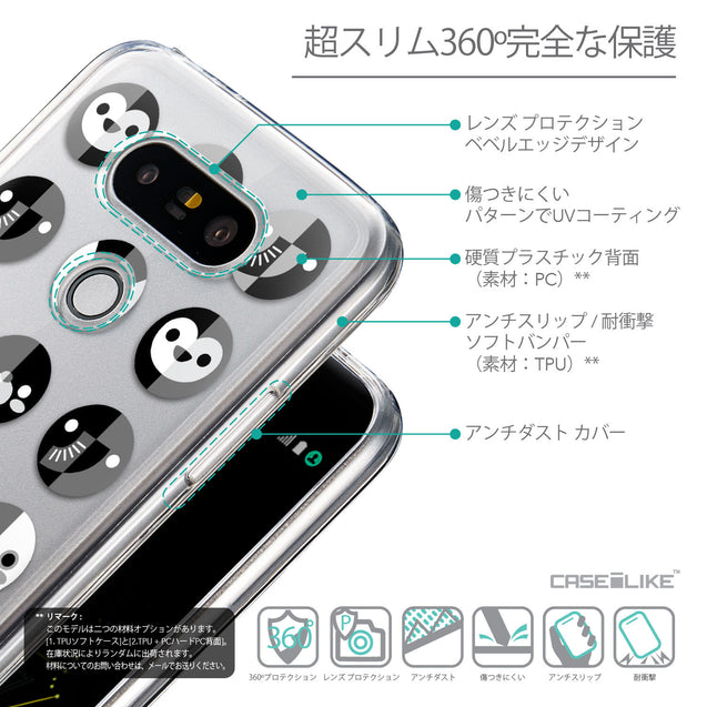 Details in Japanese - CASEiLIKE LG G5 back cover Animal Cartoon 3639