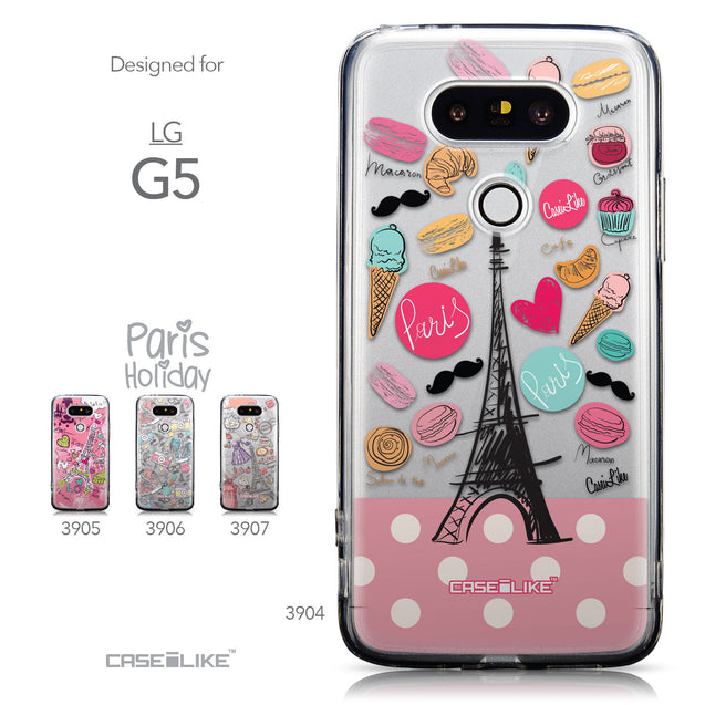 Collection - CASEiLIKE LG G5 back cover Paris Holiday 3904