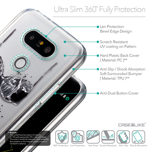 Details in English - CASEiLIKE LG G5 back cover Paris Holiday 3910