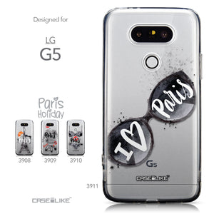 Collection - CASEiLIKE LG G5 back cover Paris Holiday 3911