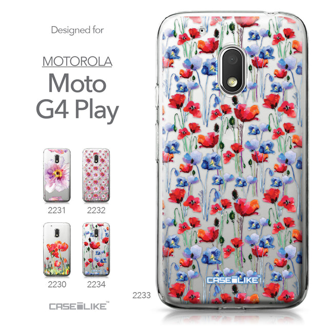 Motorola Moto G4 Play case Watercolor Floral 2233 Collection | CASEiLIKE.com