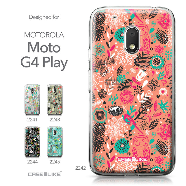 Motorola Moto G4 Play case Spring Forest Pink 2242 Collection | CASEiLIKE.com