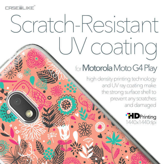 Motorola Moto G4 Play case Spring Forest Pink 2242 with UV-Coating Scratch-Resistant Case | CASEiLIKE.com