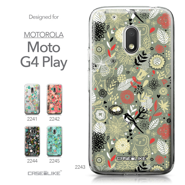 Motorola Moto G4 Play case Spring Forest Gray 2243 Collection | CASEiLIKE.com