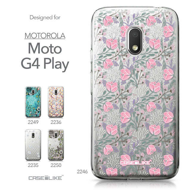 Motorola Moto G4 Play case Flowers Herbs 2246 Collection | CASEiLIKE.com