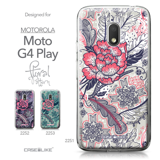 Motorola Moto G4 Play case Vintage Roses and Feathers Beige 2251 Collection | CASEiLIKE.com