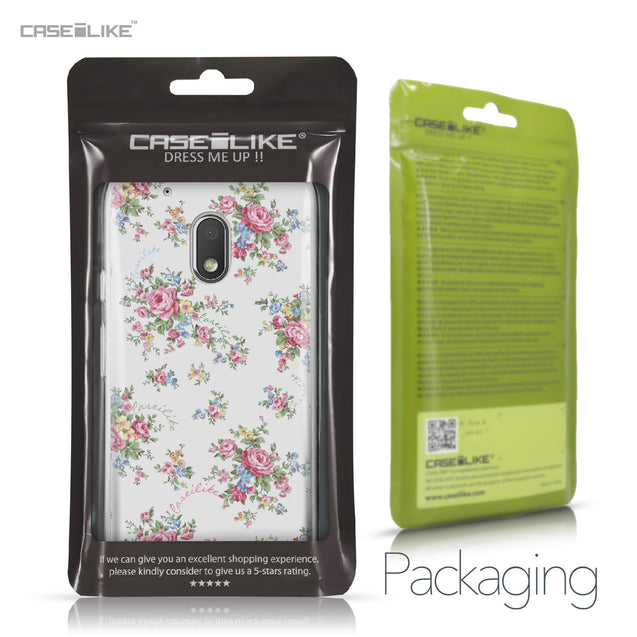 Motorola Moto G4 Play case Floral Rose Classic 2260 Retail Packaging | CASEiLIKE.com