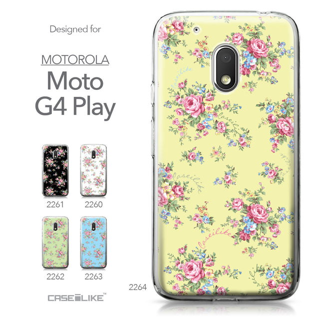 Motorola Moto G4 Play case Floral Rose Classic 2264 Collection | CASEiLIKE.com