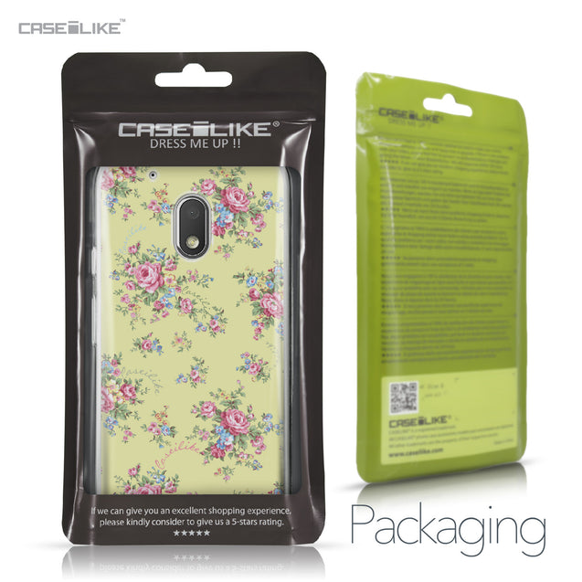 Motorola Moto G4 Play case Floral Rose Classic 2264 Retail Packaging | CASEiLIKE.com