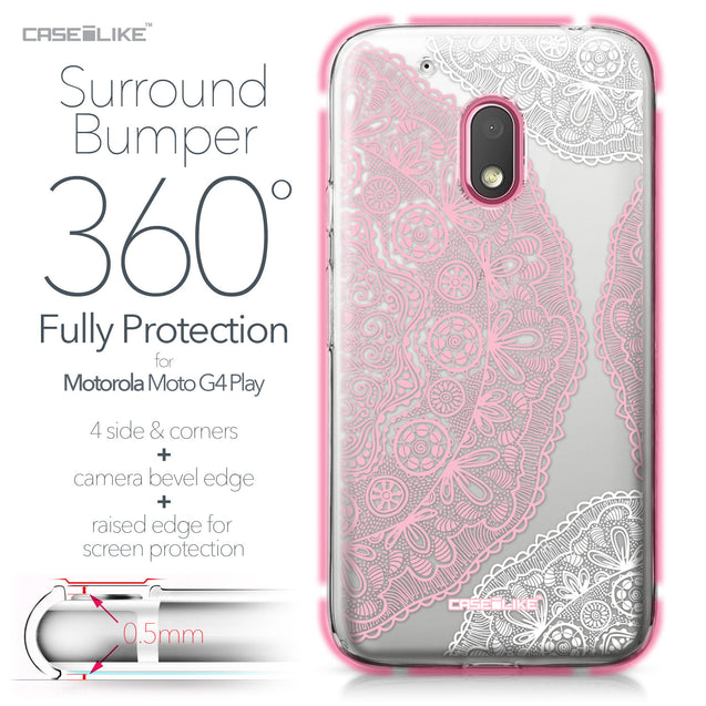 Motorola Moto G4 Play case Mandala Art 2305 Bumper Case Protection | CASEiLIKE.com