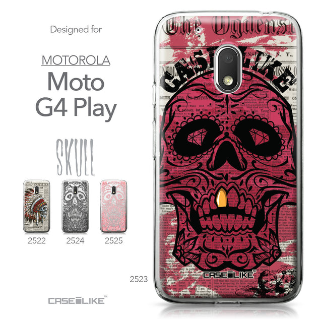 Motorola Moto G4 Play case Art of Skull 2523 Collection | CASEiLIKE.com
