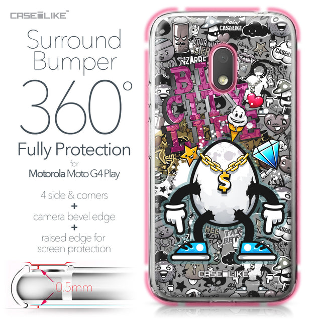 Motorola Moto G4 Play case Graffiti 2704 Bumper Case Protection | CASEiLIKE.com