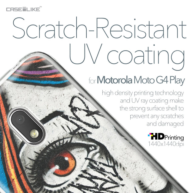 Motorola Moto G4 Play case Graffiti Girl 2724 with UV-Coating Scratch-Resistant Case | CASEiLIKE.com