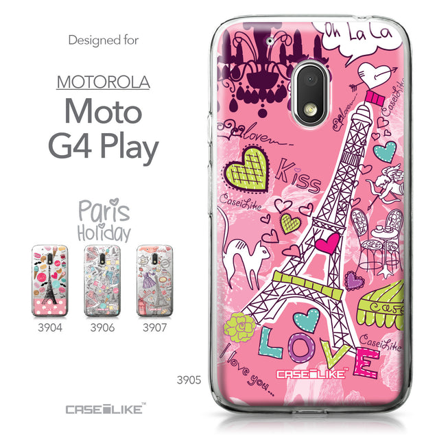 Motorola Moto G4 Play case Paris Holiday 3905 Collection | CASEiLIKE.com