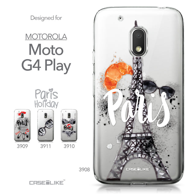 Motorola Moto G4 Play case Paris Holiday 3908 Collection | CASEiLIKE.com