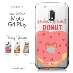 Motorola Moto G4 Play case Dounuts 4823 Collection | CASEiLIKE.com